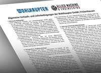 General Terms and Conditions of Business and Delivery